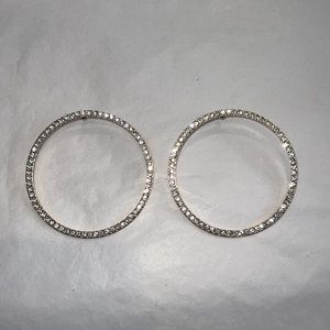 Large earrings